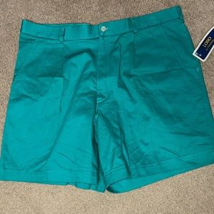 Vintage Lobo by Pendleton Teal Green Pleated Shorts